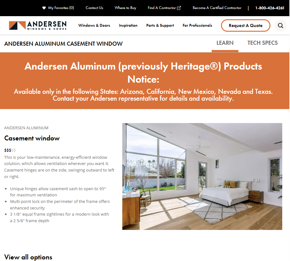 Product Acquisition Page