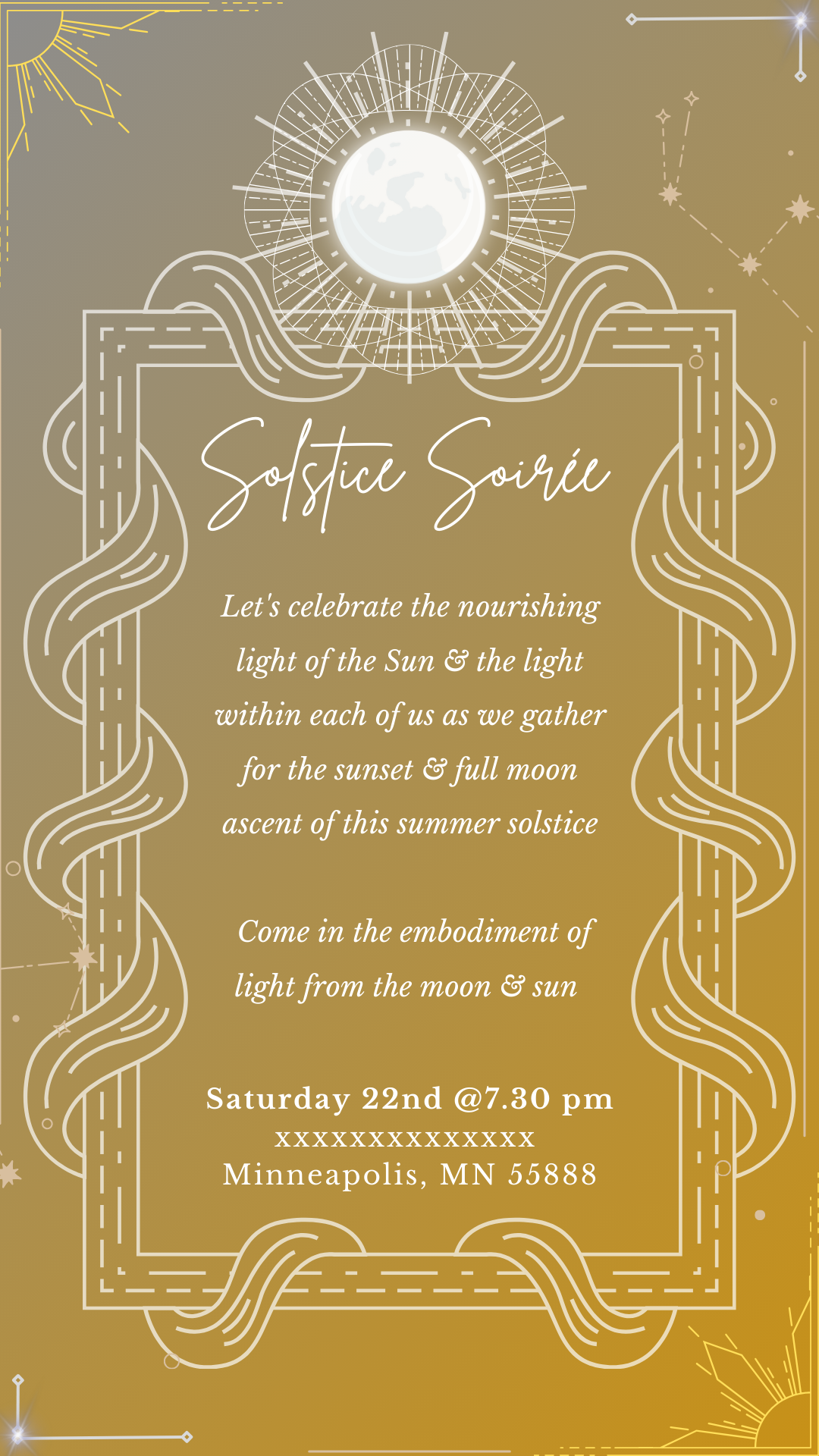 Solstice Invitation